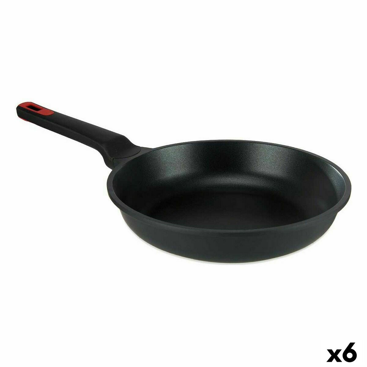 Pan Ø 26 cm Black Aluminium (6 Units) Kinvara