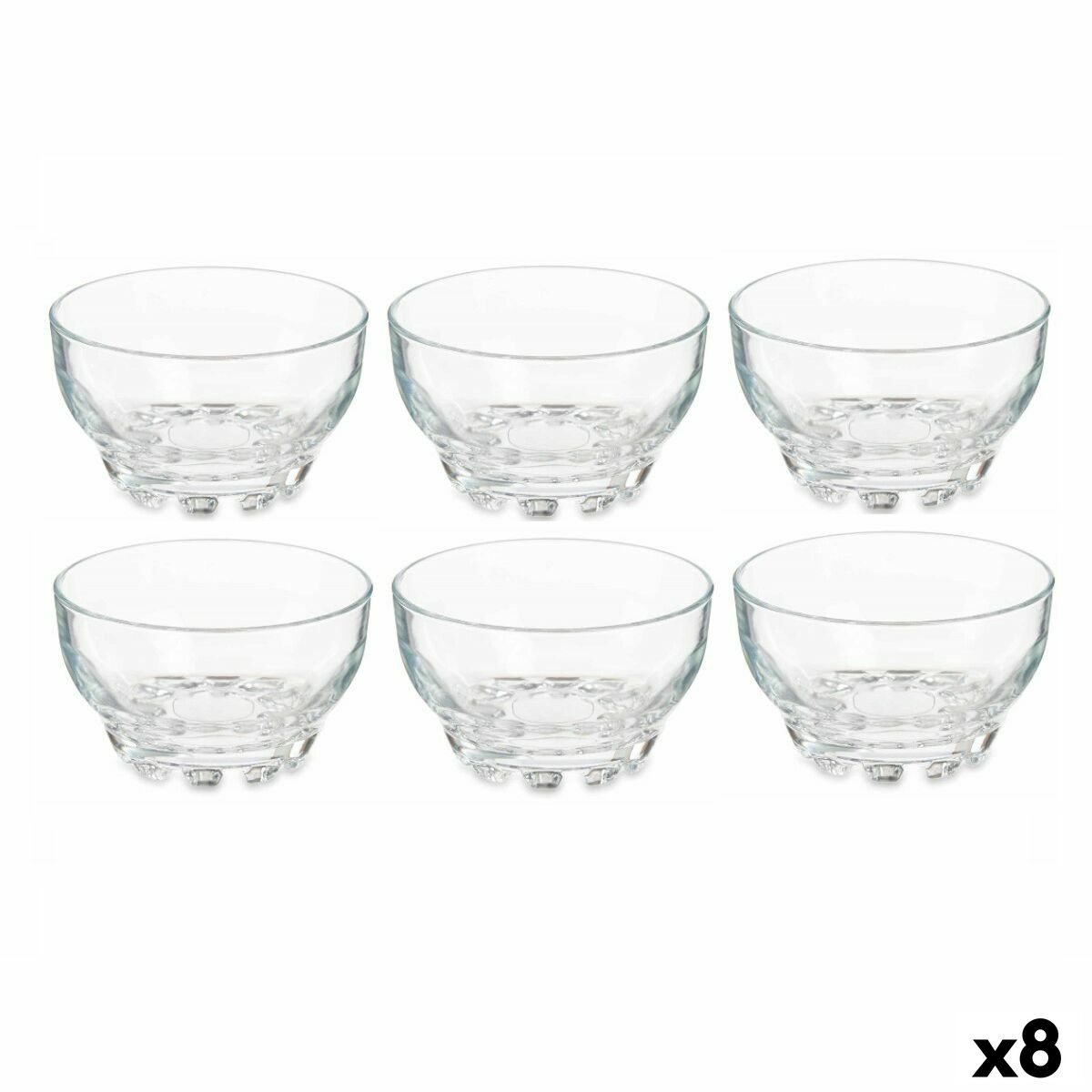 Set of bowls Karaman Transparent Glass 275 ml (8 Units) Pasabahce