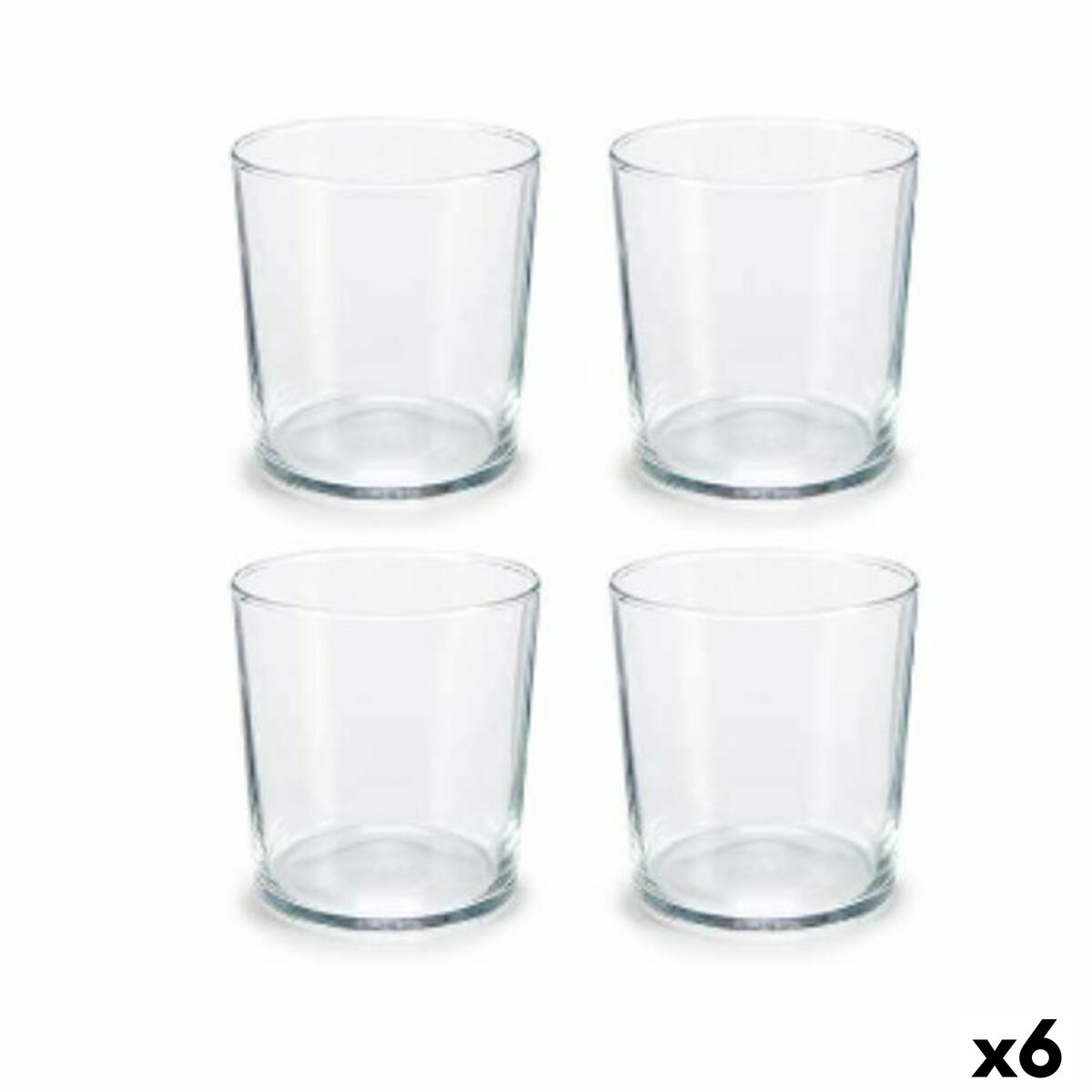 Set of glasses Bistro 380 ml Transparent Crystal (6 Units) Pasabahce