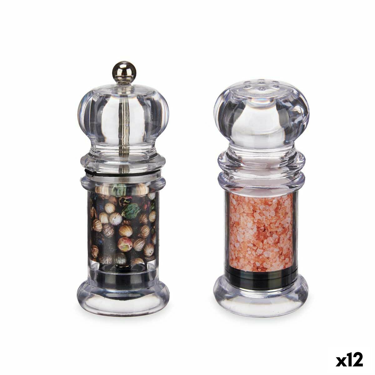 Salt and pepper set Plastic (12 Units) Kinvara