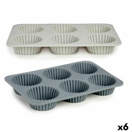 Muffin Tray 25,5 x 3 x 17,5 cm Magdalenas (6 Units) Kinvara