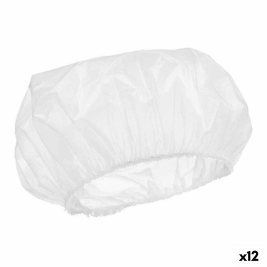 Shower Cap Transparent Plastic (12 Units)