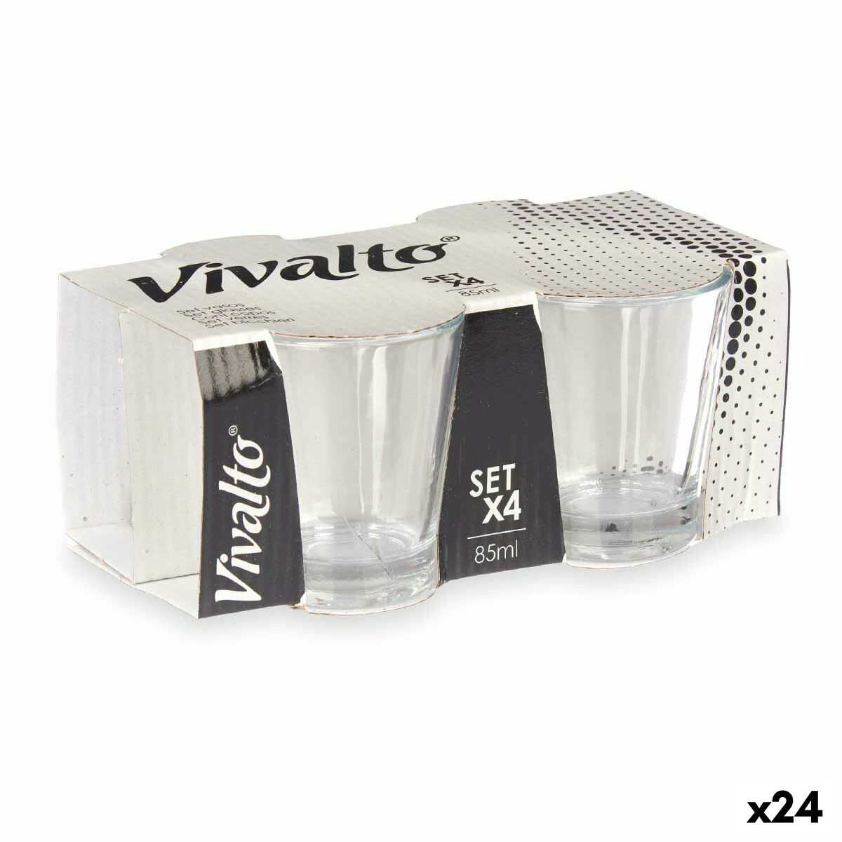 Glass Coffee 85 ml (24 Units) Vivalto