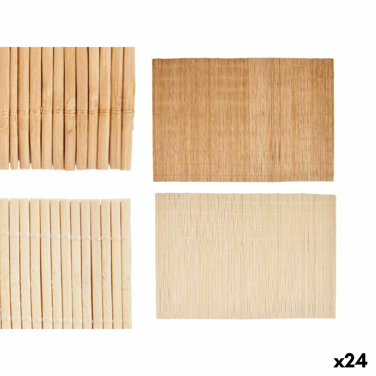 Table Mat 30 x 44 cm Bamboo (24 Units) Kinvara