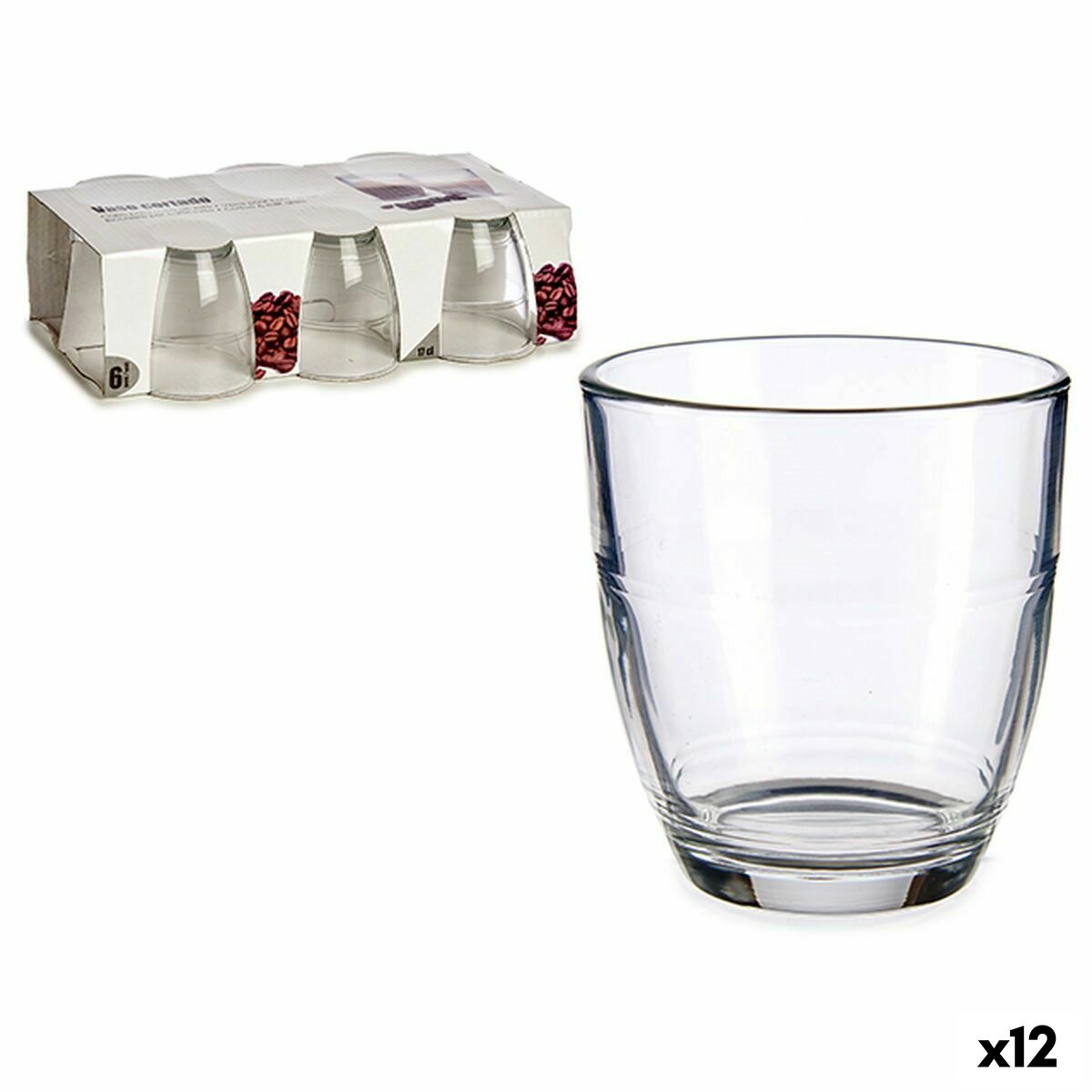 Set of glasses Coffee 170 ml (12 Units) Vivalto