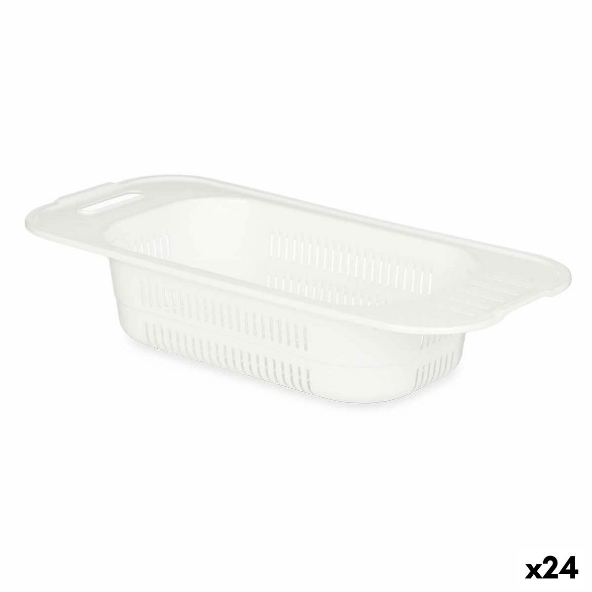 Drainer White Plastic 47 x 9,5 x 22 cm (24 Units) Kinvara