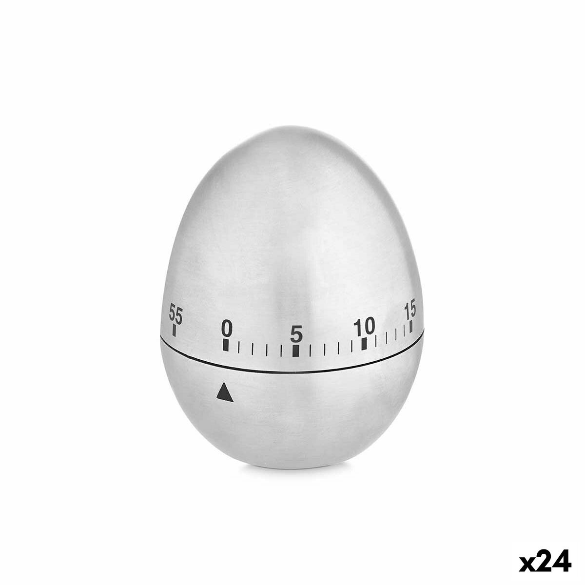 Kitchen Timer Egg 6 x 7,5 x 6 cm (24 Units) Kinvara