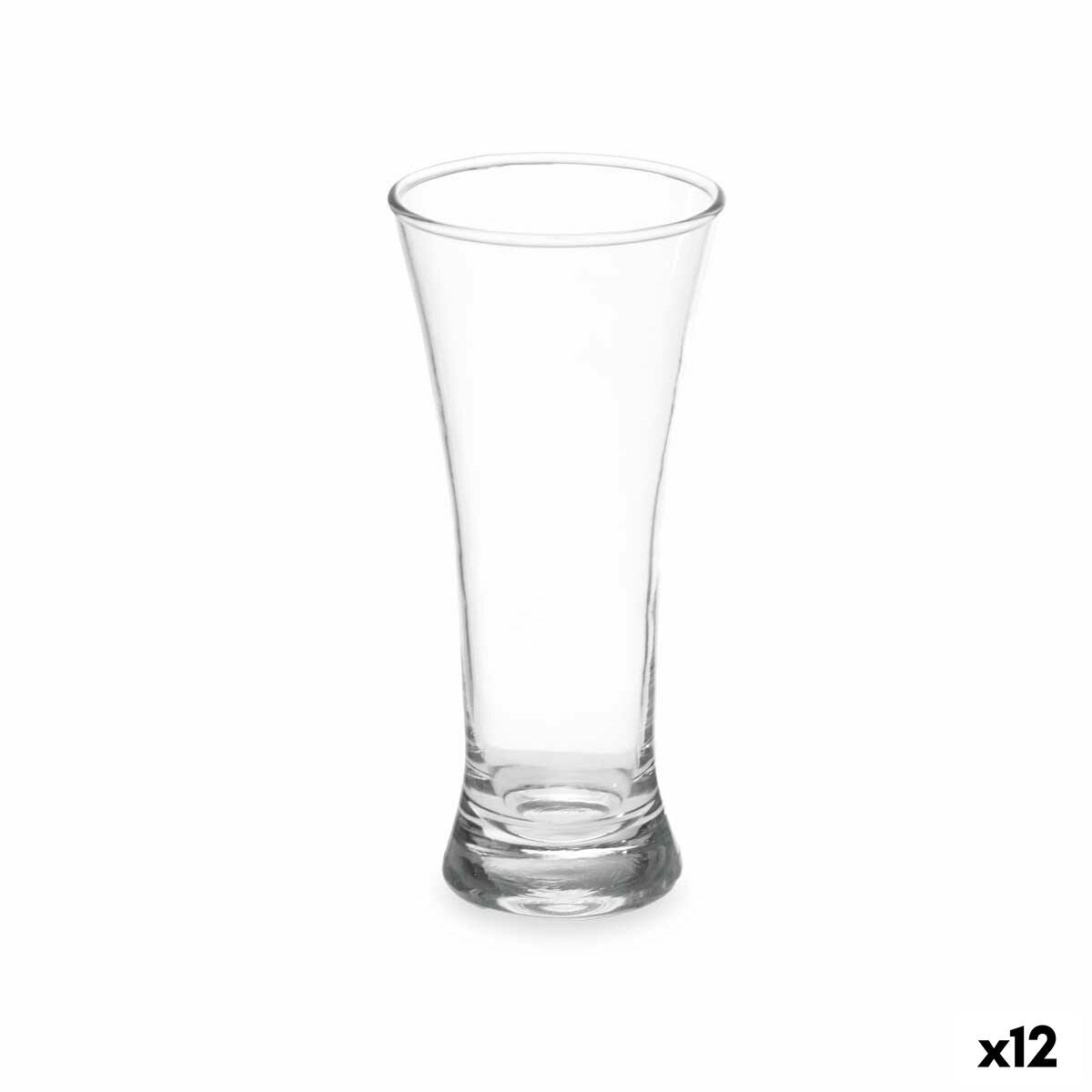 Glass Conical Transparent Glass 320 ml (12 Units) Vivalto