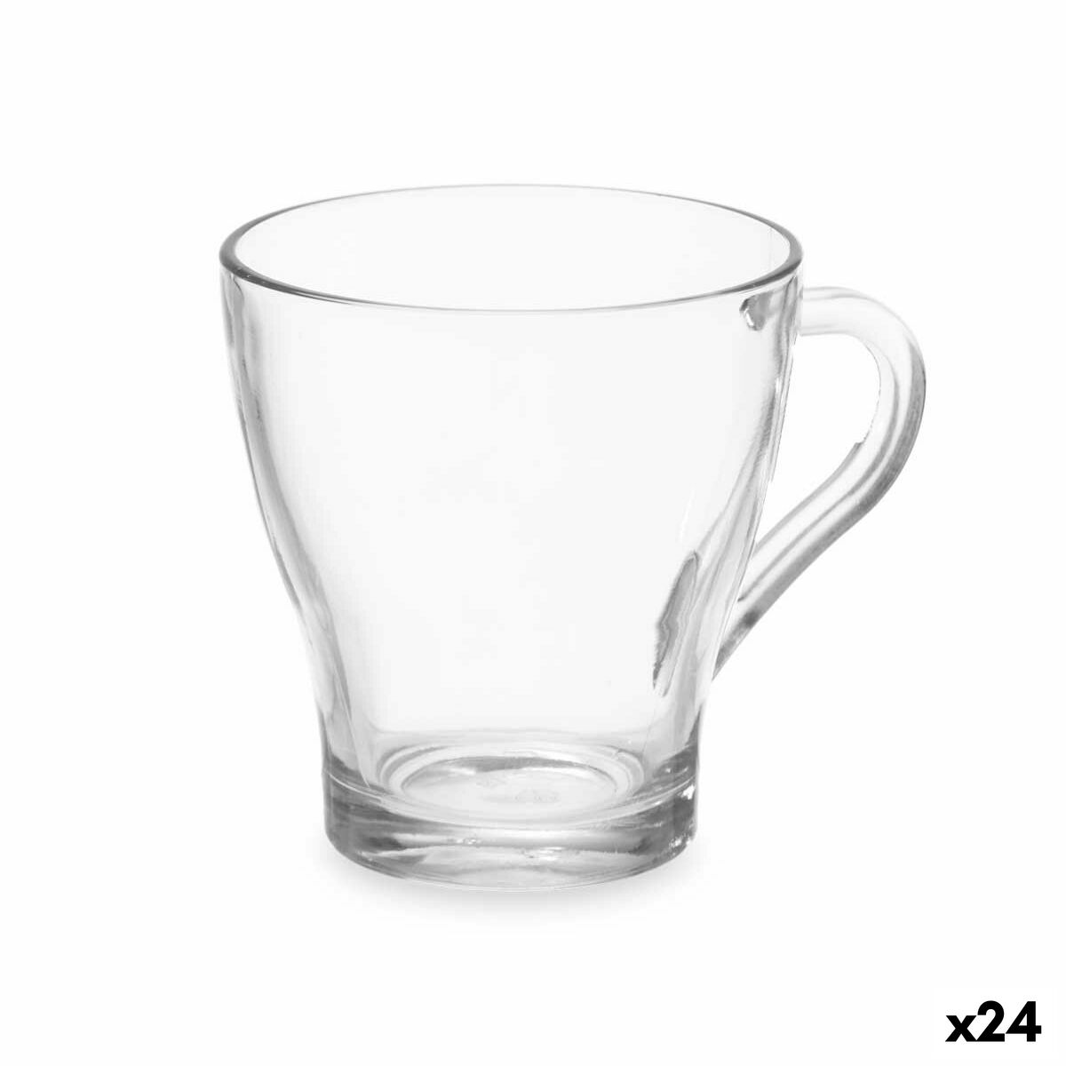 Cup Transparent Glass 280 ml (24 Units) Vivalto