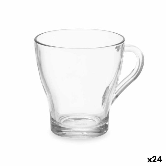 Cup Transparent Glass 280 ml (24 Units) Vivalto