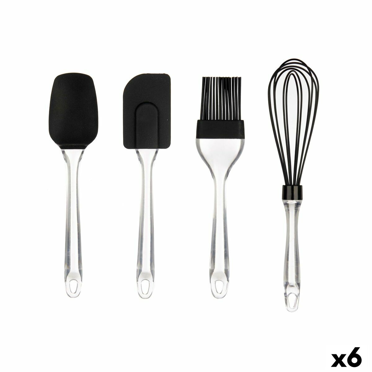 Set of Kitchen Utensils Bakery Silicone Plastic (6 Units) Kinvara