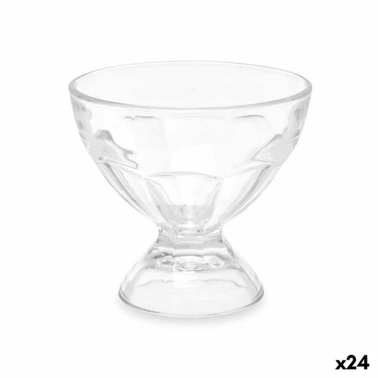 Ice Cream and Milk Shake Glass 280 ml Transparent Glass (24 Units) Vivalto