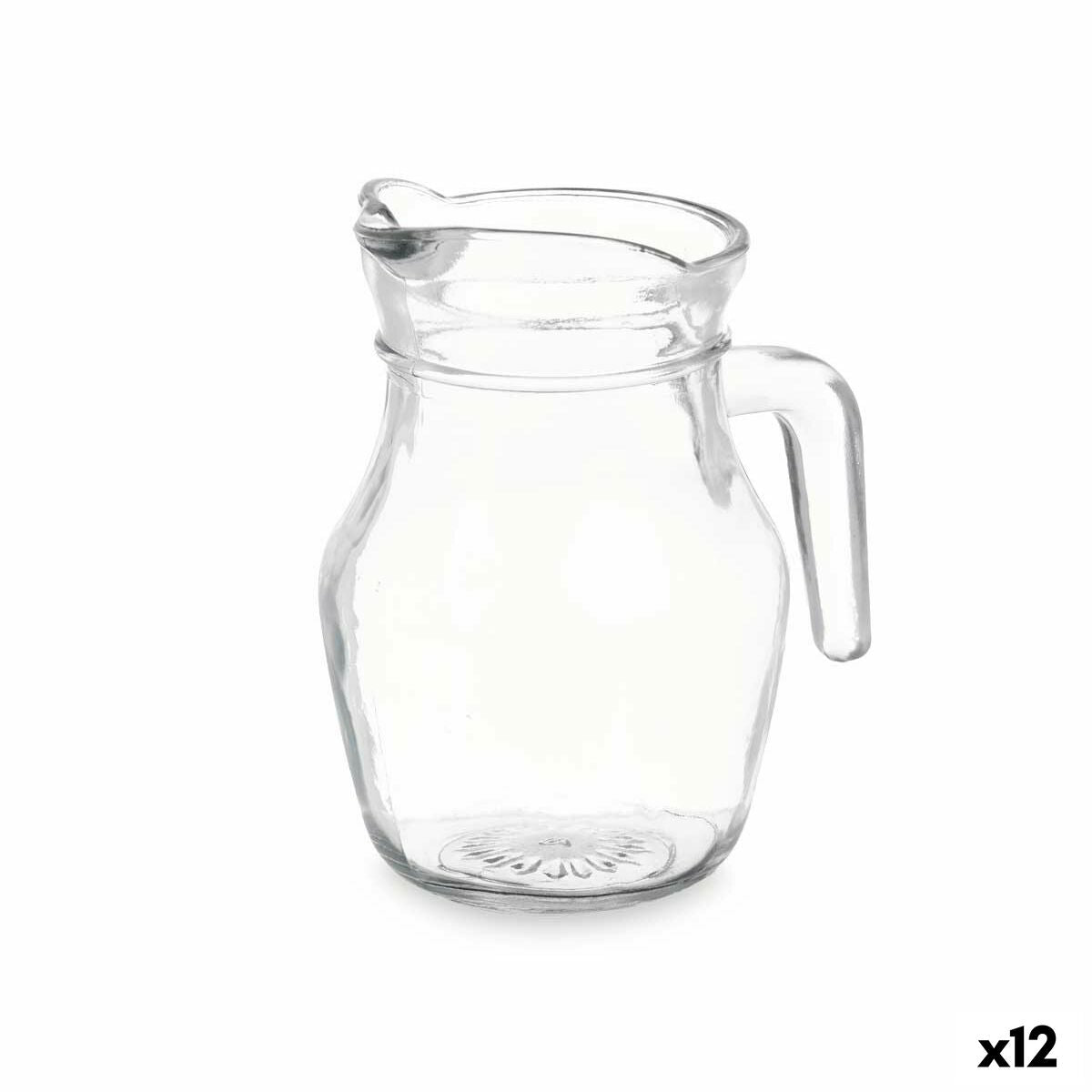 Jug Transparent Glass 500 ml (12 Units) Vivalto