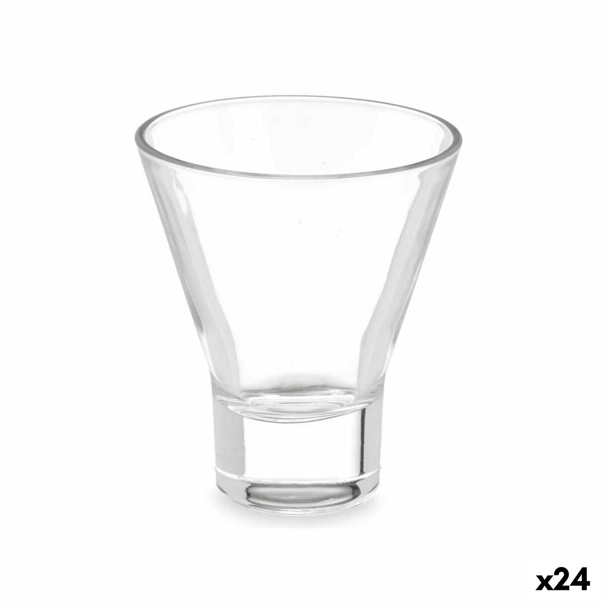 Glass Transparent Glass 230 ml (24 Units) Vivalto