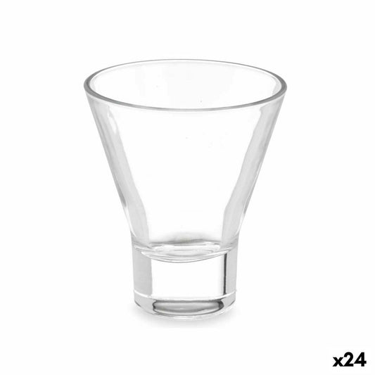 Glass Transparent Glass 230 ml (24 Units) Vivalto