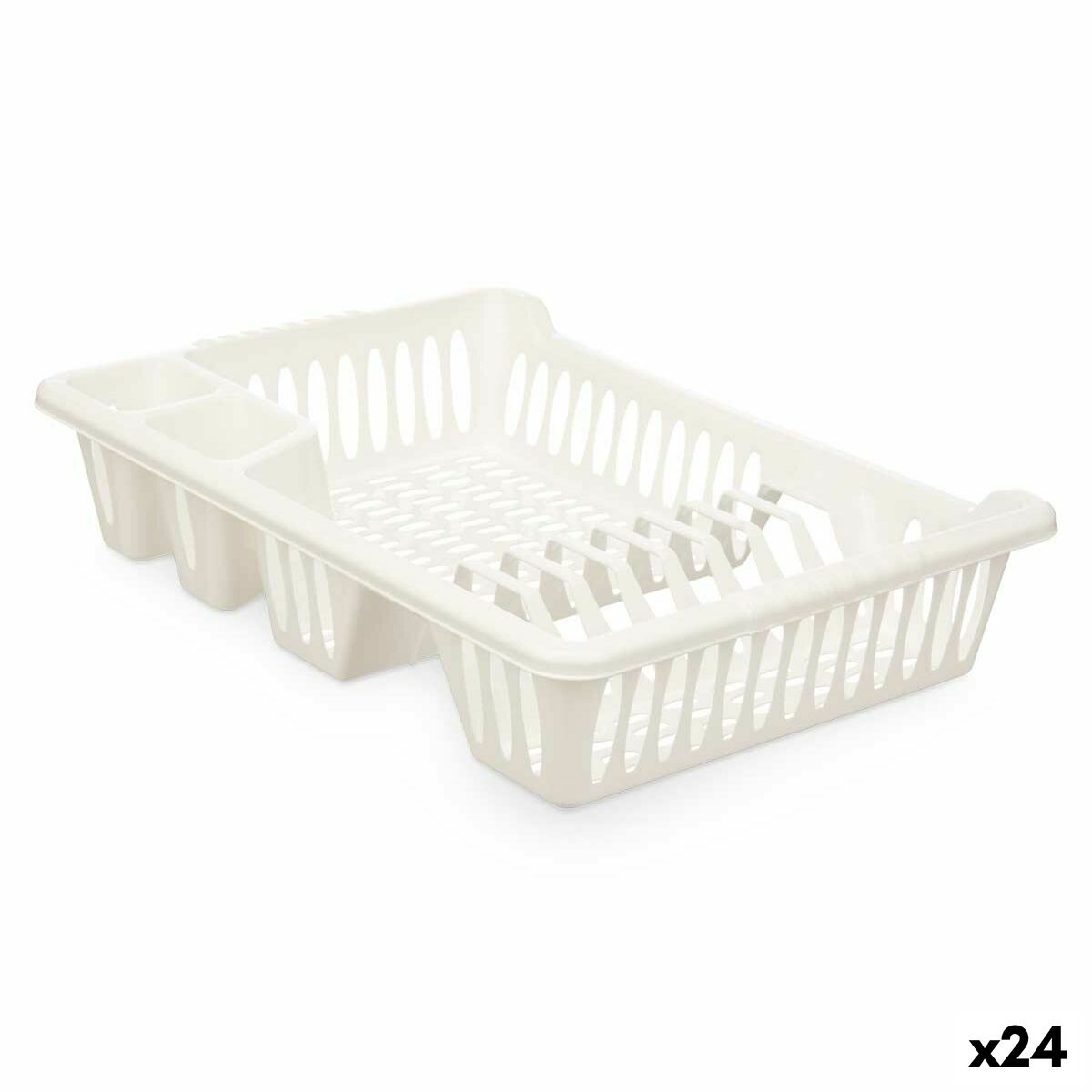 Drainer White 40 x 8 x 29,5 cm (24 Units) Kinvara