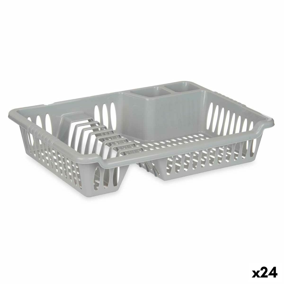 Drainer Silver 40 x 8 x 29,5 cm (24 Units) Kinvara