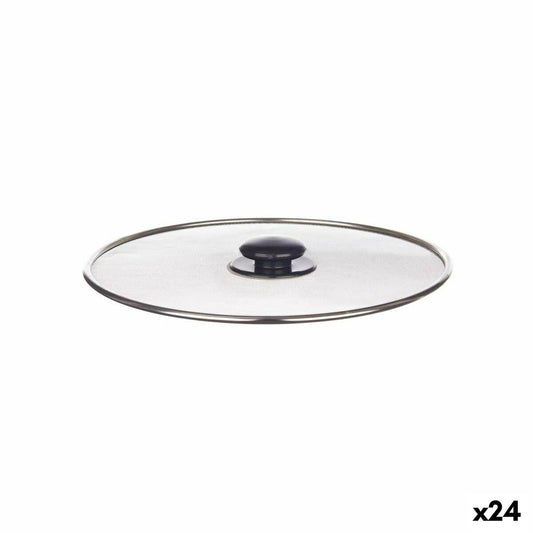 Frying Pan Lid Steel 25 x 1 x 25 cm (24 Units) Grille Kinvara