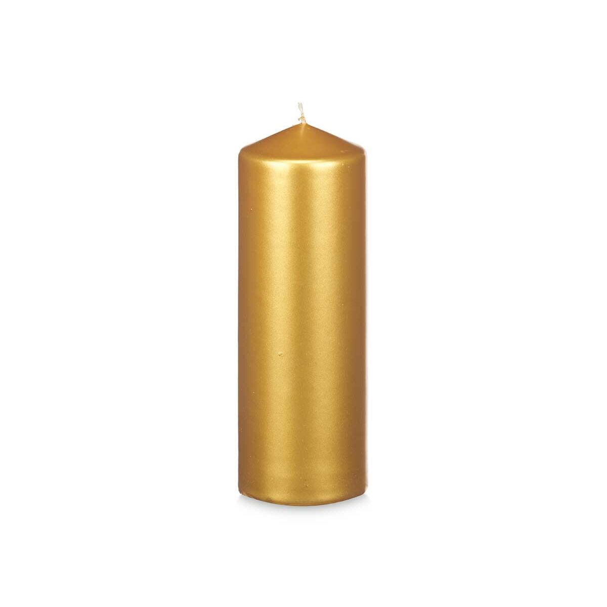 Candle Acorde 92540 Golden 7 x 20 x 7 cm (12 Units) Acorde