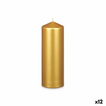 Candle Acorde 92540 Golden 7 x 20 x 7 cm (12 Units) Acorde