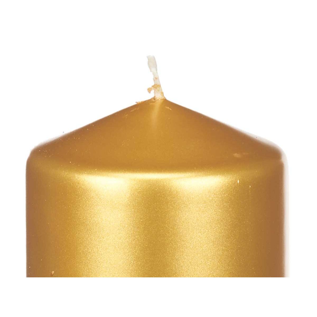 Candle Acorde 92540 Golden 7 x 20 x 7 cm (12 Units) Acorde