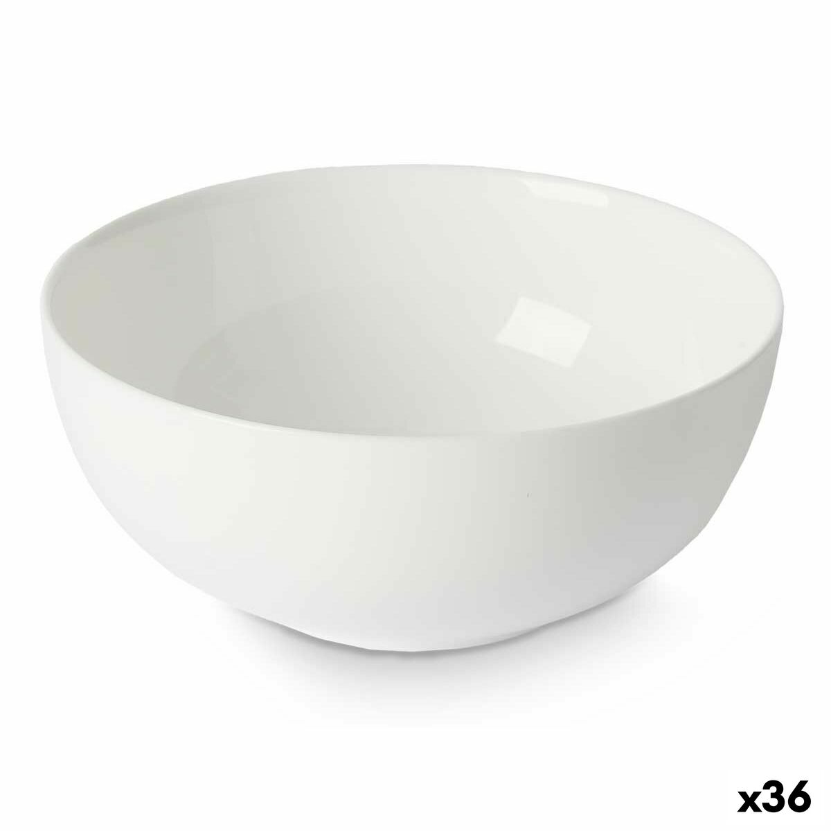 Bowl White 15 x 6,5 x 15 cm (36 Units) Vivalto