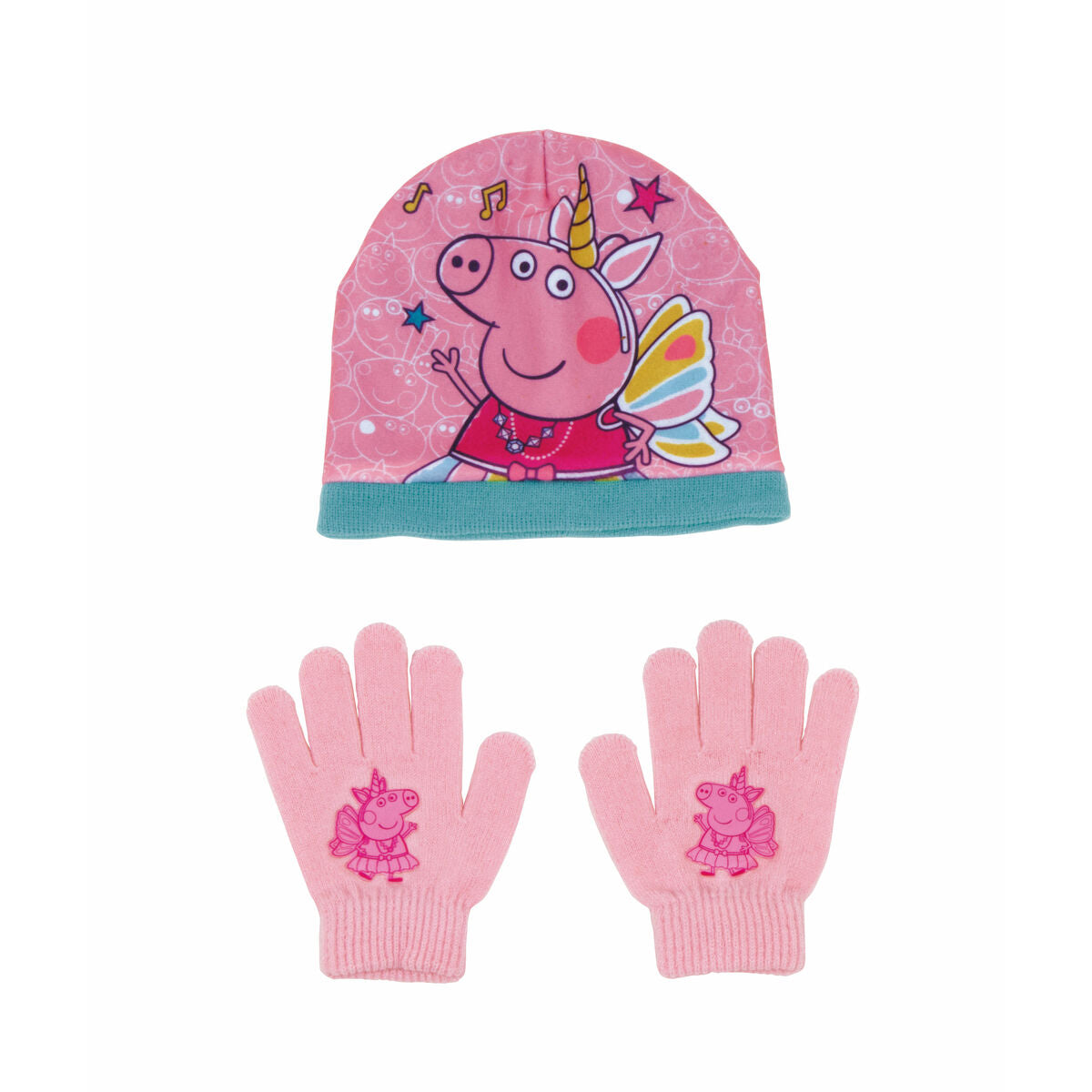 Hat & Gloves Peppa Pig Cosy corner Pink