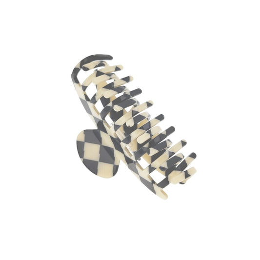 Hair Accessory Araban White Black Squared Araban