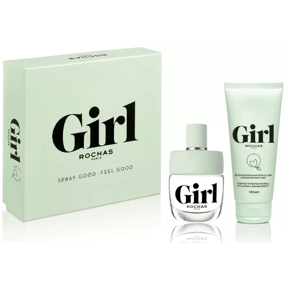 Women's Perfume Set Rochas Girl EDT 2 Pieces Rochas