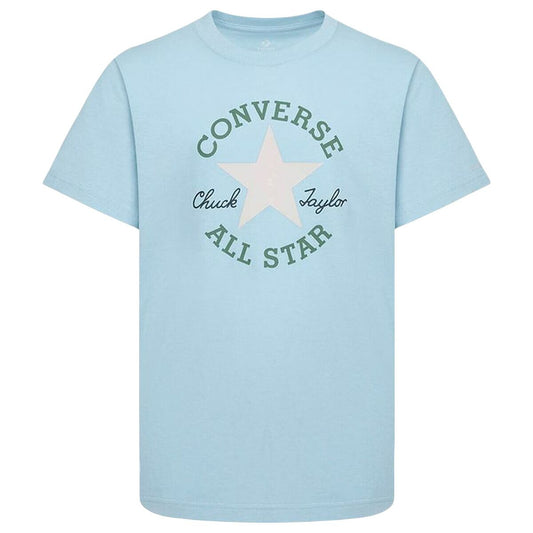 Child's Short Sleeve T-Shirt Converse Sustainable Core Sse Sky blue