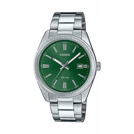 Men's Watch Casio MTP-1302PD-3AVEF Green Silver (Ø 38,5 mm) Casio