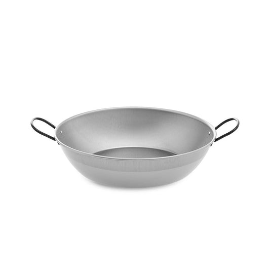 Deep Pan with Handles Vaello Polished Steel (Ø 30 cm) Vaello