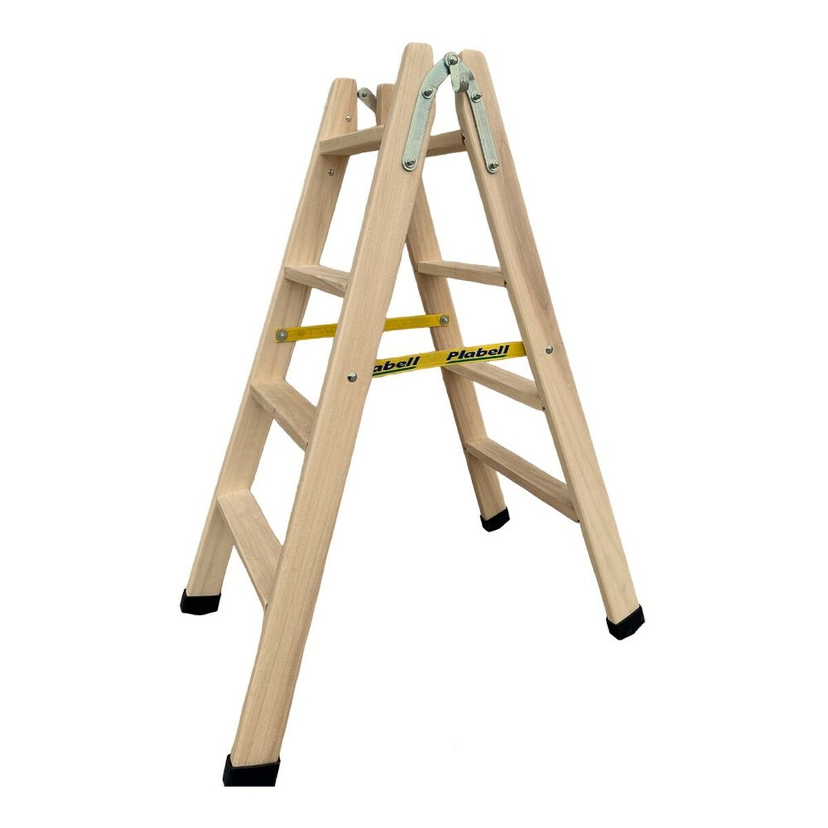 4-step folding ladder Plabell Wood 114 x 31/48 cm Plabell