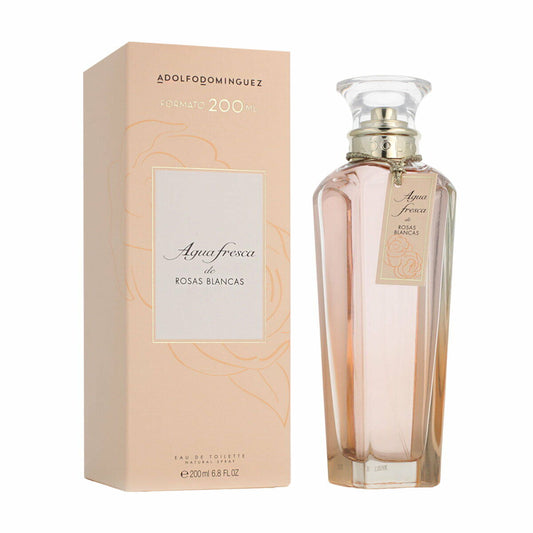 Women's Perfume Adolfo Dominguez EDT Agua fresca de rosas blancas 200 ml Adolfo Dominguez