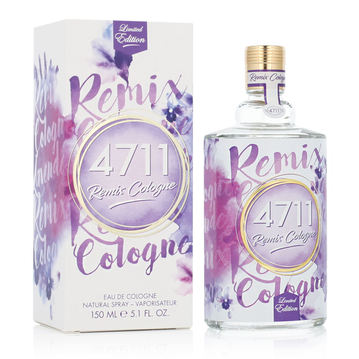 Unisex Perfume 4711 EDC Remix Lavender Edition 150 ml 4711