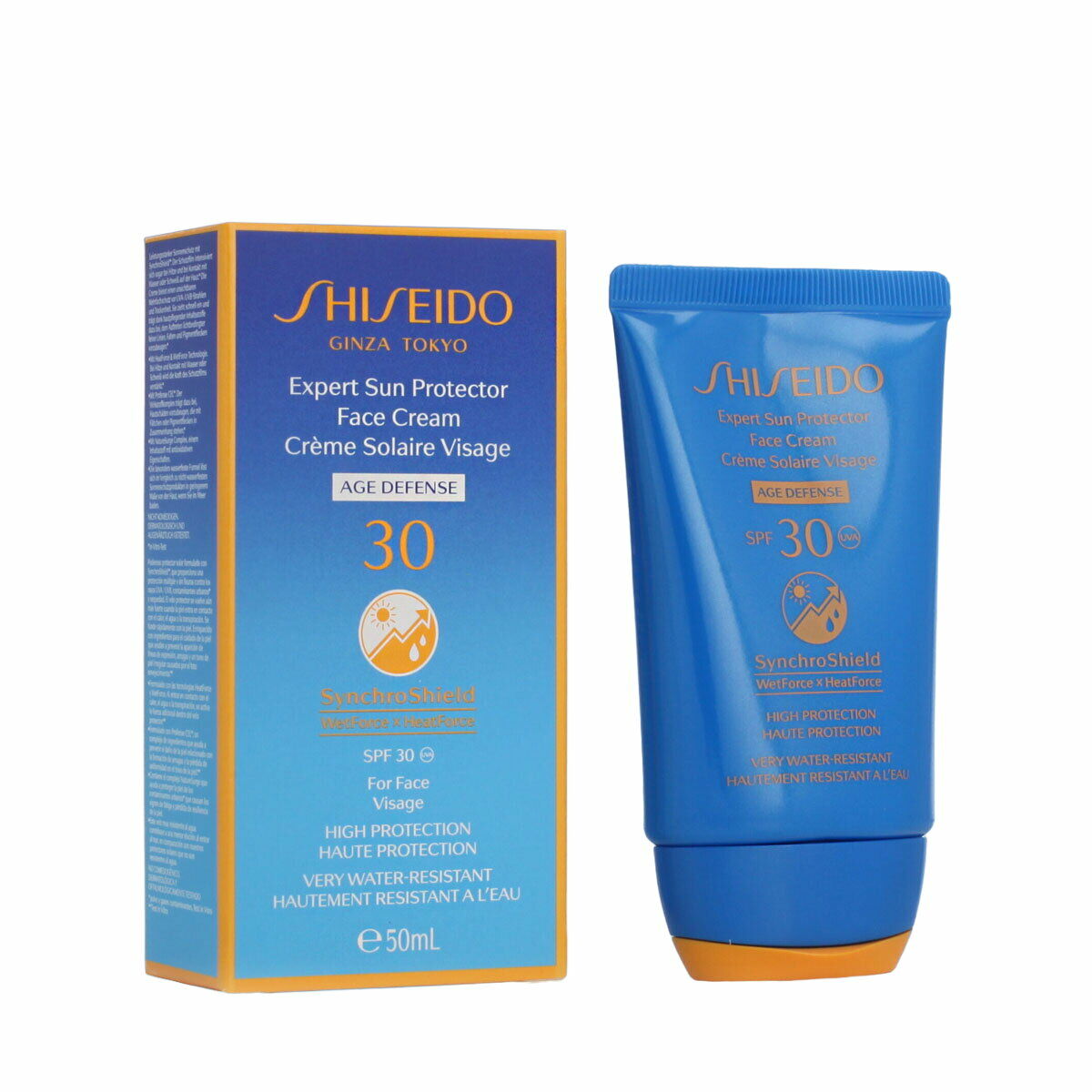 Facial Sun Cream Shiseido SynchroShield Spf 30 50 ml Shiseido