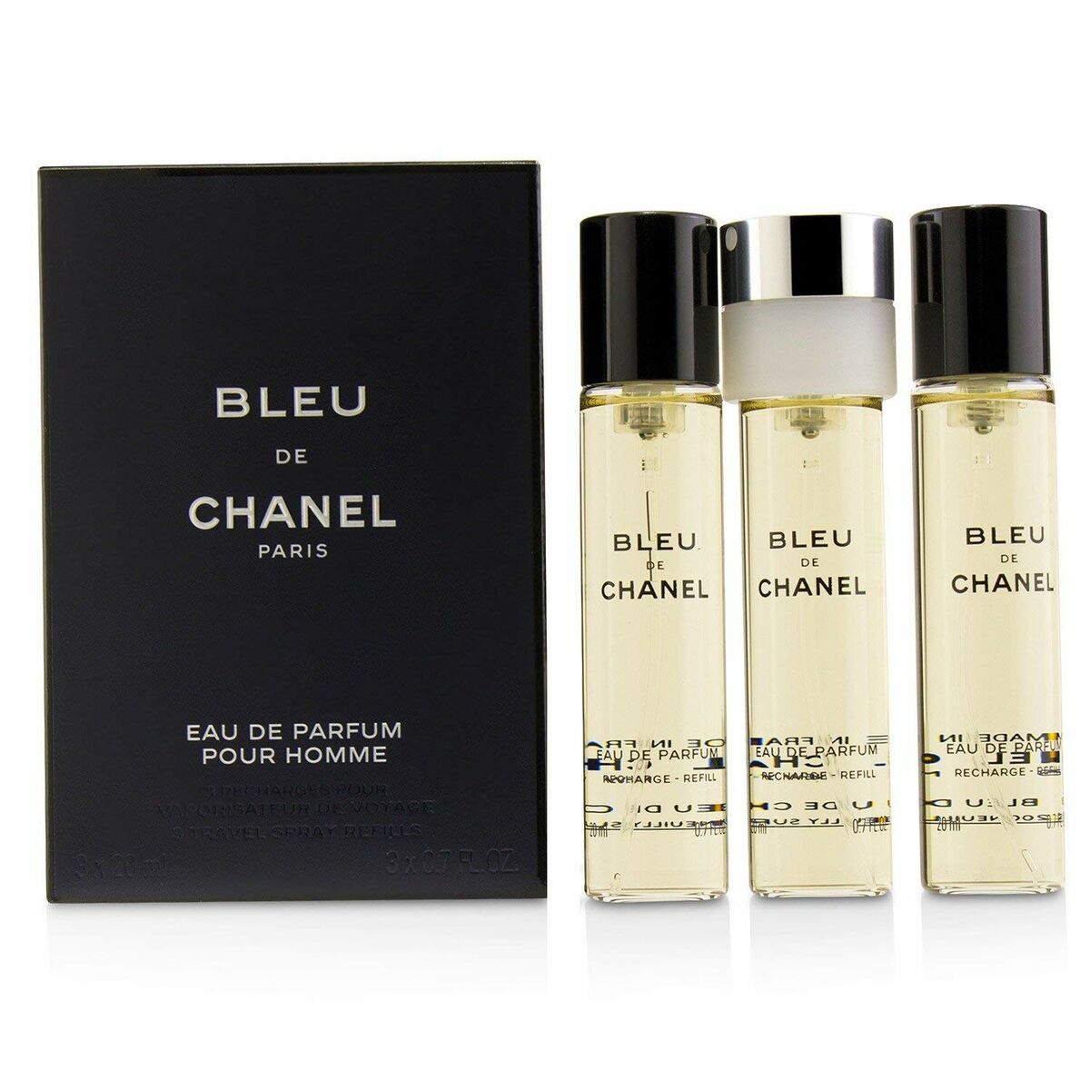 Men's Perfume Set Chanel Bleu de Chanel Eau de Parfum EDP Bleu de Chanel 2 Pieces Chanel