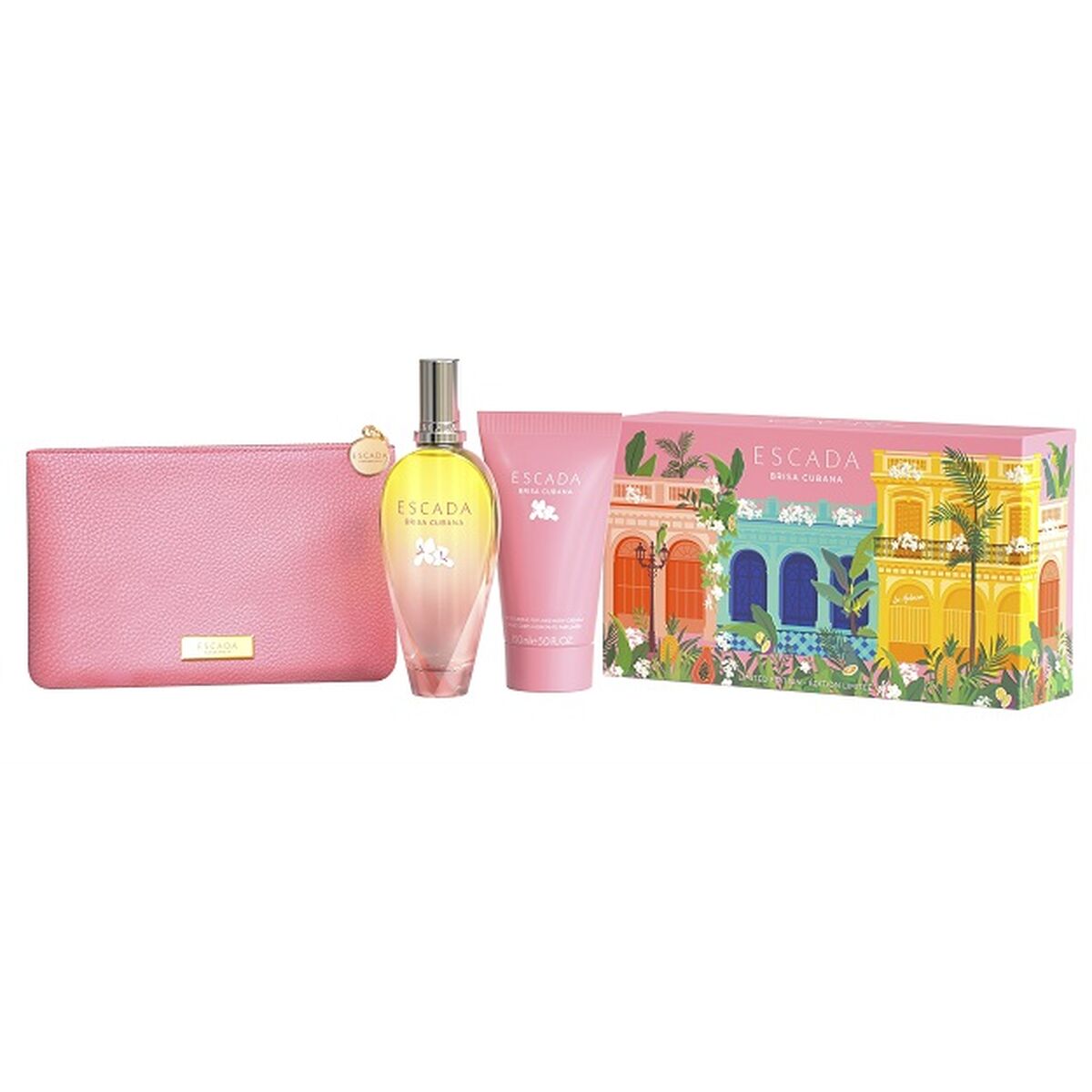 Women's Perfume Set Escada Brisa Cubana EDT 3 Pieces Escada