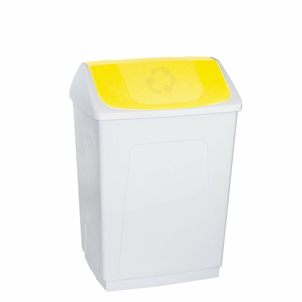 Rubbish bin Denox White Yellow 55 L Denox