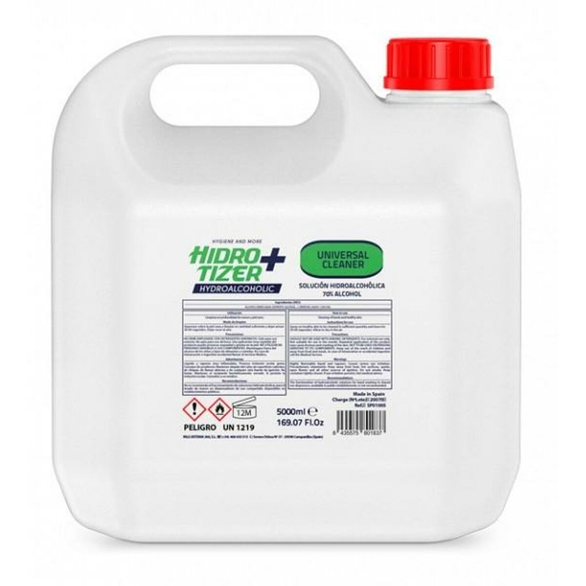 Hand Sanitiser Hidrotizer Plus 5 L Hidrotizer Plus