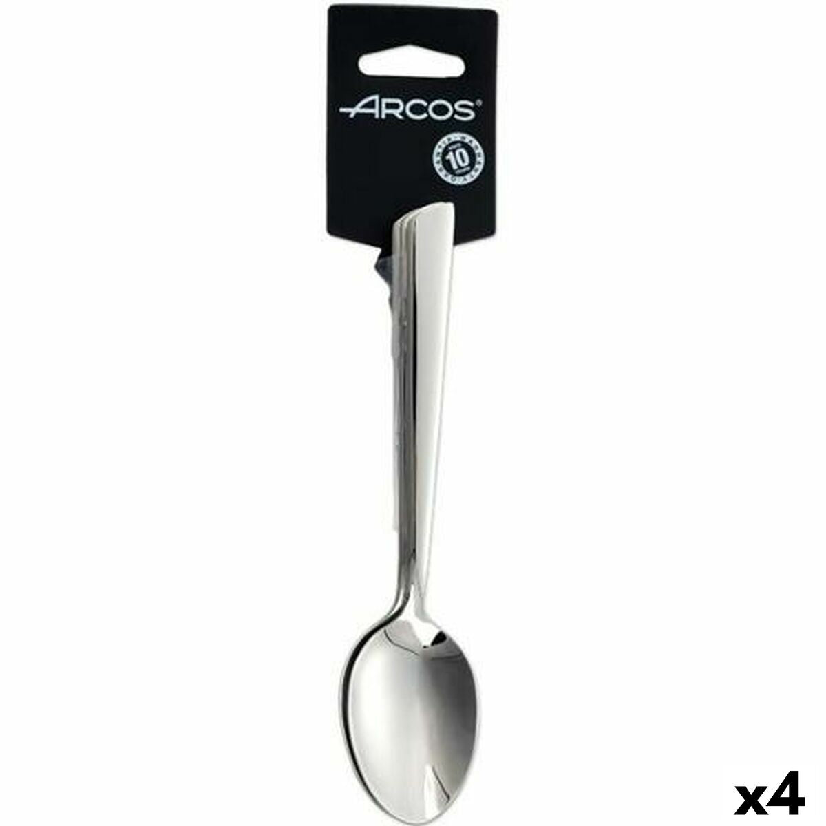 Set of Spoons Arcos Toscana Silver 18 cm Stainless steel (4 Units) Arcos