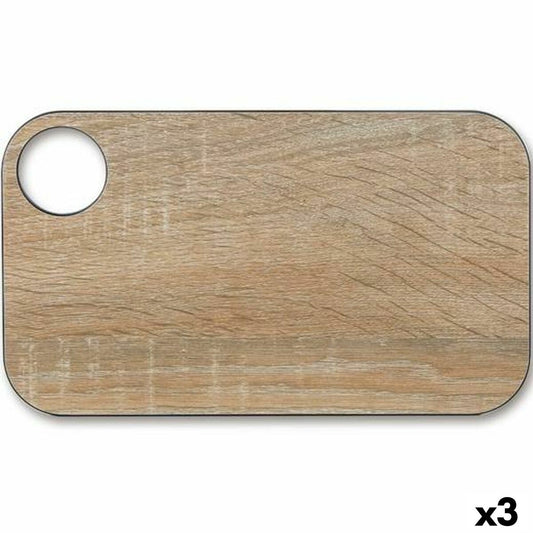 Cutting board Arcos Brown Resin 24 x 14 cm Fibre (3 Units) Arcos