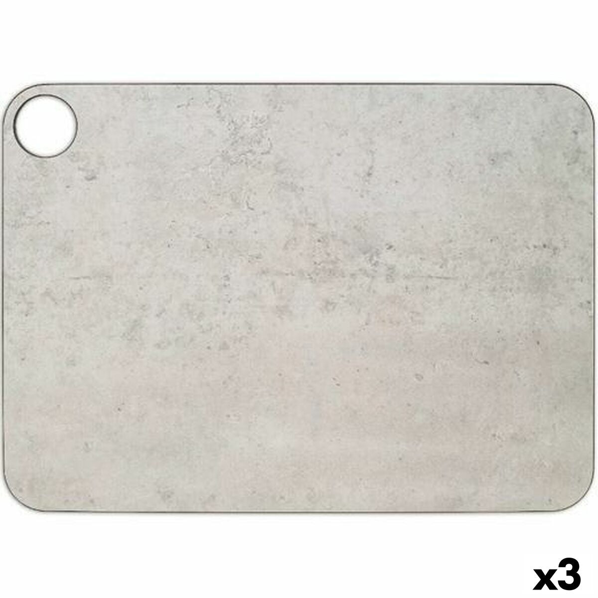 Cutting board Arcos 37,7 x 27,7 cm Grey Resin Fibre (3 Units) Arcos