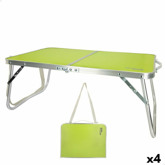 Folding Table Aktive Pistachio 60 x 25 x 40 cm (4 Units) Aktive