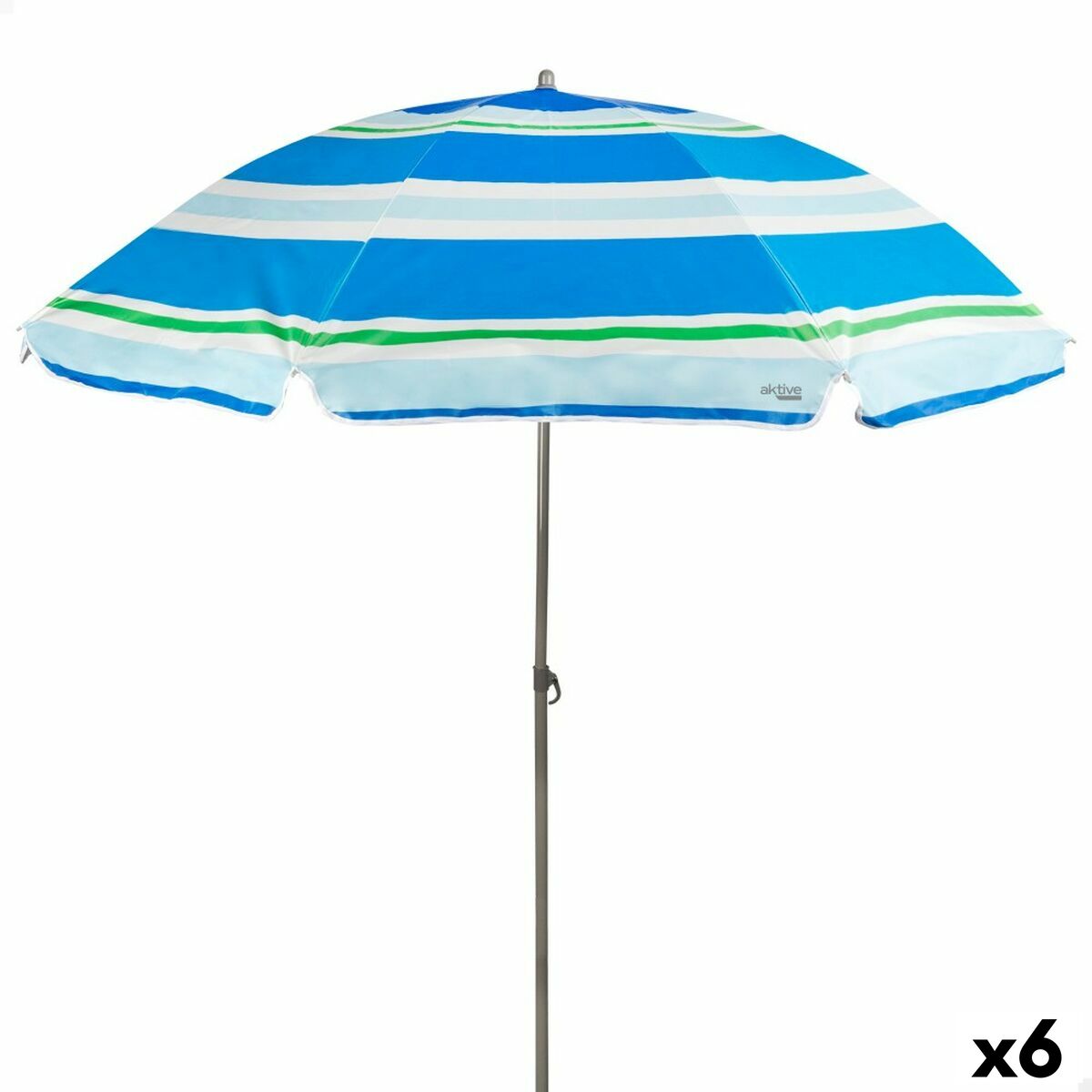 Sunshade Aktive UV50 Ø 200 cm Polyester 200 x 196 x 200 cm (6 Units) Aktive