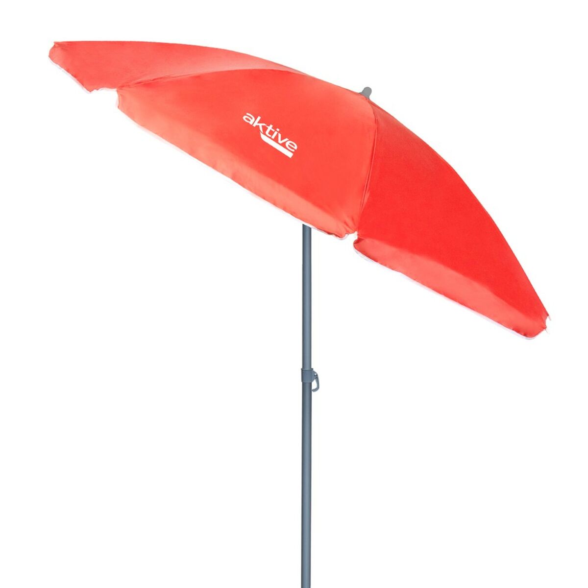 Sunshade Aktive UV50 Ø 180 cm Coral Polyester Aluminium 180 x 187 x 180 cm (12 Units) Aktive