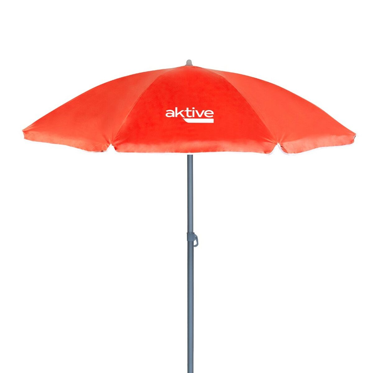 Sunshade Aktive UV50 Ø 180 cm Coral Polyester Aluminium 180 x 187 x 180 cm (12 Units) Aktive