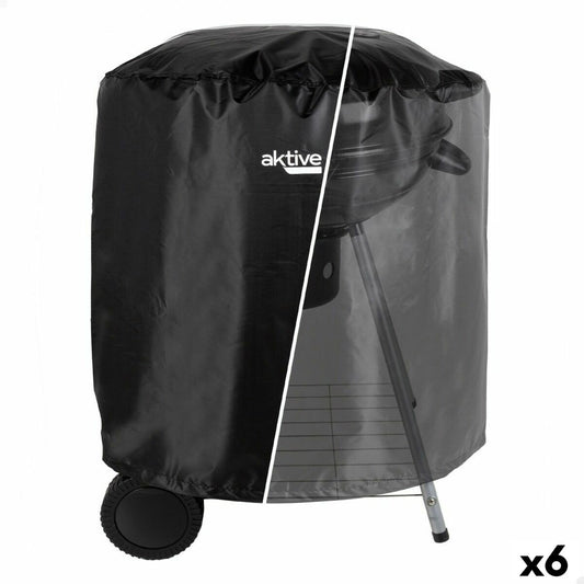 Protective Cover for Barbecue Aktive Black 6 Units 69,5 x 67 x 69,5 cm Aktive