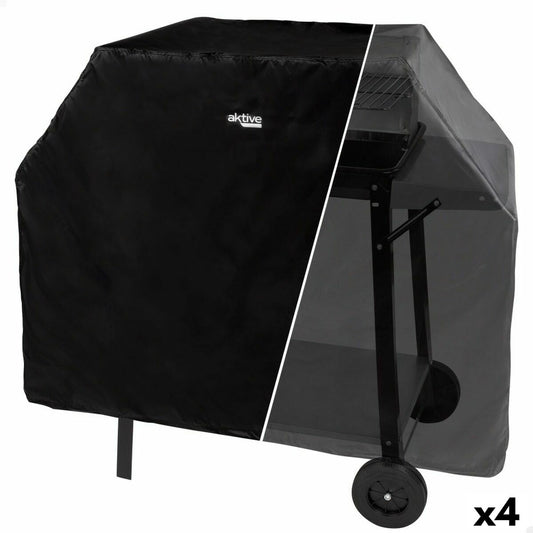 Protective Cover for Barbecue Aktive Black 4 Units 142 x 120 x 60 cm Aktive