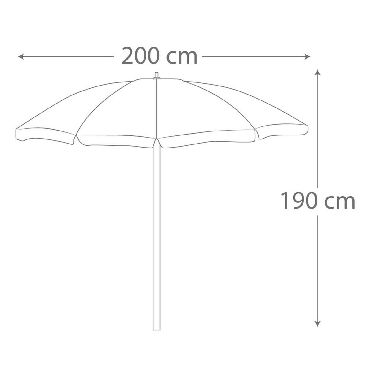 Sunshade Aktive 200 x 190 x 200 cm (12 Units) Aktive